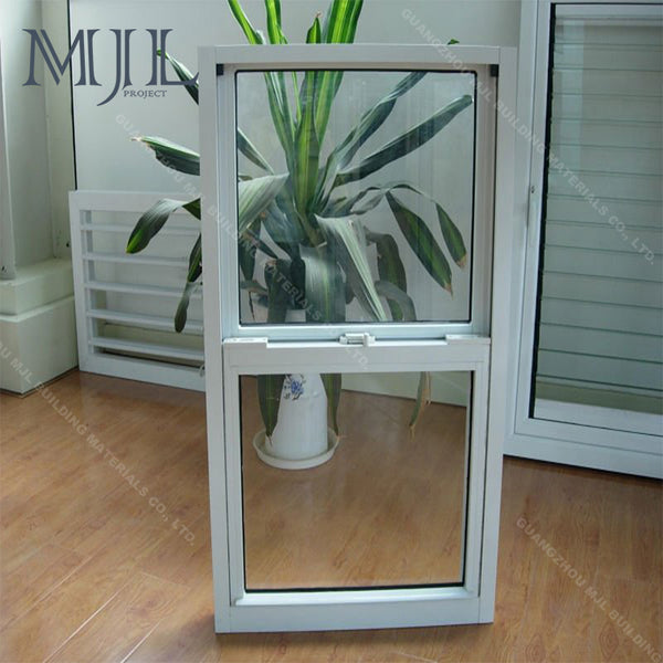 2018 Hot Sell Factory Price White Color Aluminum Double Top Hung Window on China WDMA