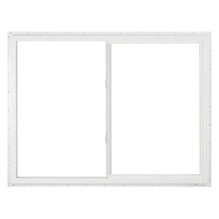 72x48 White Color Vinyl Pvc Sliding Window
