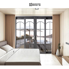 AS2047 Australia Standard D136B white color mount ultimate security metal framed double retractable screen door on China WDMA