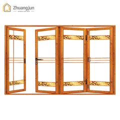 Aluminium Window and Doors Aluminium Double Glass Folding Door on China WDMA