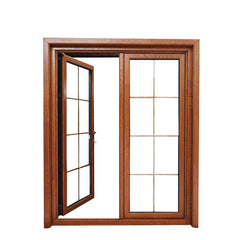 Aluminum soundproof french door casement doors for sale on China WDMA
