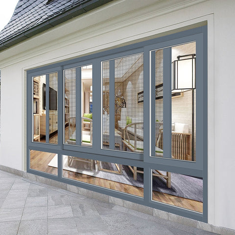 Comfortable new design sliding aluminium bronze color window on China WDMA
