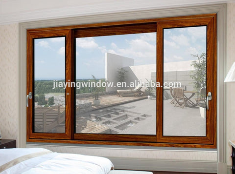 Cost-effective pvc window clear single tempered glass sliding window on China WDMA