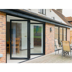 Custom Aluminum Window Doors Design Bi Fold Accordion Door Frameless Glass Folding Door System For Kitchen on China WDMA