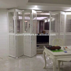 Easy Install Wood Plantation Shutter Louvered Wood Bifold Plantation Shutter on China WDMA