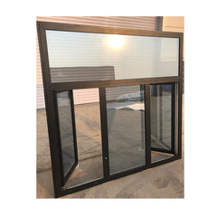 Factory direct selling aluminum tilt sash inward open windows tilt and turn hinge window on China WDMA