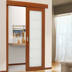 Foshan UPVC white color frosted glass interior french doors on China WDMA