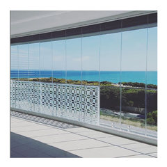 Frameless accordion door on China WDMA