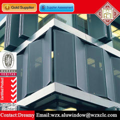Glass Bi Folding Window Doors / Frameless Corner Window for House Decoration on China WDMA