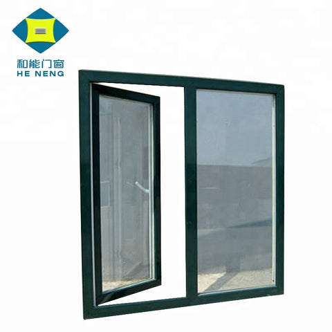 Guangzhou Low-e Glass Wood Grain Color PVC Casement Windows And Doors on China WDMA
