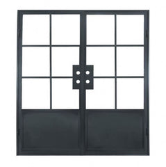 WDMA  outdoor simple steel wrought iron gate used cheap building material handle stainless steel main door design steel single door