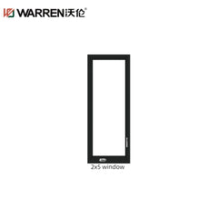 WDMA 2x5 Window Double Glazed Windows Soundproof Aluminum Casement 24x60 Windows Prices