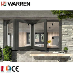 WDMA Bifolding Windows Vertical Folding Window Folding Window Aluminium Glass Exterior