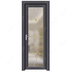 WDMA aluminum alloy interior types of bathroom doors