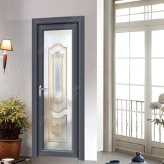 WDMA aluminum alloy interior types of bathroom doors