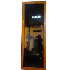 Wooden color size customized aluminium louvre door on China WDMA