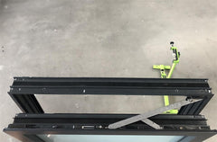 WDMA 96 x 96 sliding patio door thermal broken aluminium swing window