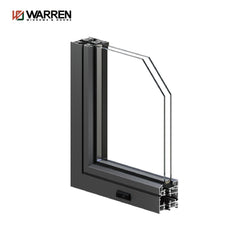 32x48 window China modern narrow frame tilt and turn casement aluminium windows double glazed