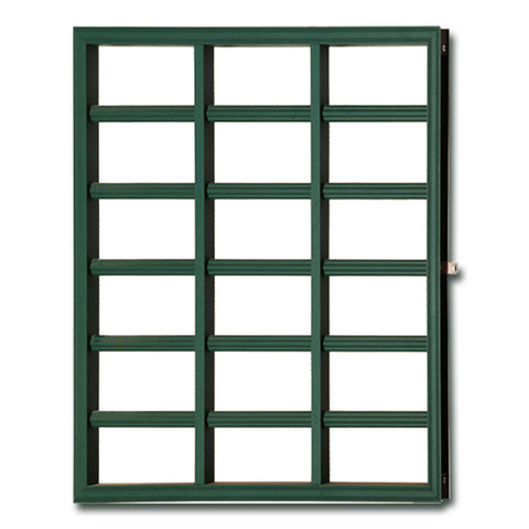 WDMA Decorative Grill Design Home Double Glazed Fixed Windows for Security
