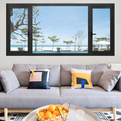 WDMA pictures aluminum glass casement window and door