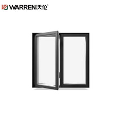 52x37 Casement Aluminium Insulated Glass Blue Impact Window Near Me
