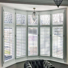 Home decoration hot sale accordion hurricane louvered windows with shutters on China WDMA