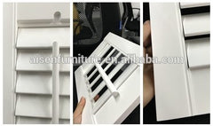 Home use customized color antique wooden window louvers on China WDMA