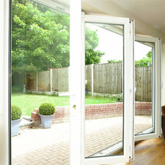 Horizontal Balcony Glass Accordion Aluminum Bi Folding Door on China WDMA