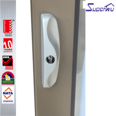 Hotel project Double tempered glass aluminum sliding doors on China WDMA