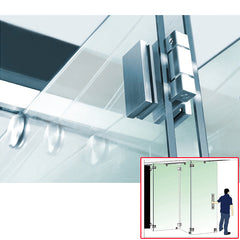 Interior door design good quality glass sliding folding door on China WDMA