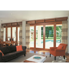 Japanese style folding door partition living room balcony bedroom indoor door customized folding sliding doors on China WDMA