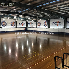 Low cost easy built prefabricated steel structure basketball field on China WDMA