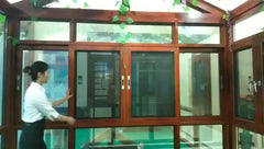 Interior aluminum bifold /sliding window cheap folding glass windows and doors on China WDMA