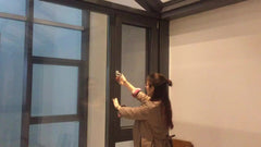 Thermal break casement security window tempering glass casement windows for nigeria on China WDMA