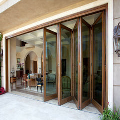 Outdoor french aluminium folding bi fold wall doors uk aluminum vertical bi-folding decorative interior bifold door on China WDMA