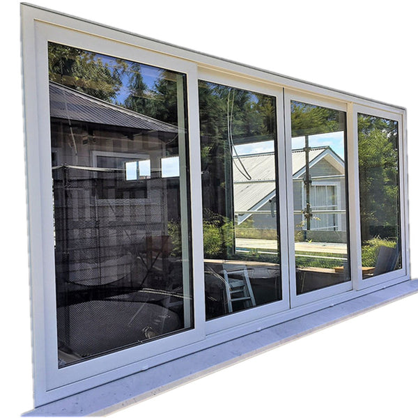 Powder Coated UPVC/Aluminum alloy windows and doors aluminum residential sliding windows on China WDMA