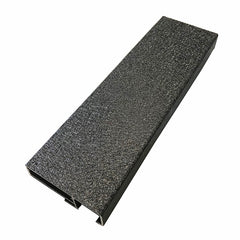 Roller track for sliding door aluminum/aluminium louver frames / wood color brushed aluminium extrusion flooring angular line on China WDMA