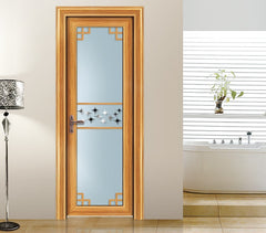 Standard single interior door sizes aluminum sliding door for bathroom on China WDMA