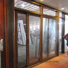 Triple tracks double glazed 3 panel sliding patio door price on China WDMA