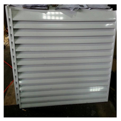 Wooden color size customized aluminium louvre door on China WDMA