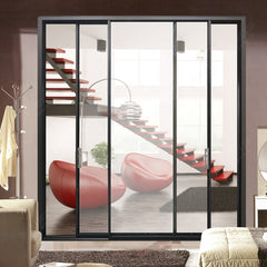 aluminum alloy sliding doors and window/ Slim Frame Aluminum Sliding Door/ Narrow Frame Push-pull Door on China WDMA