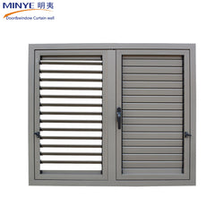 china top high quality aluminum profile with crank devices shutter louver window on China WDMA