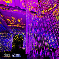 christmas decoration crystal string beaded curtains for doorway and room dividers on China WDMA