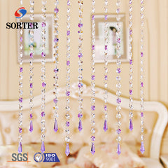 christmas decoration crystal string beaded curtains for doorway and room dividers on China WDMA