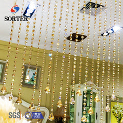 christmas decoration crystal string beaded curtains for doorway and room dividers on China WDMA