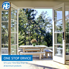 commercial modern shop storefront interior swing glass doors aluminum front entry doors fiberglass exterior large glass doors on China WDMA