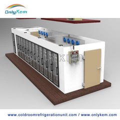 glass door walk in freezer for supermarket cold store on China WDMA
