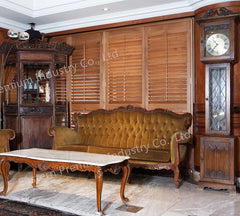 interior window decoration wooden plantation shutters on China WDMA