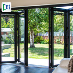 living room aluminium sliding bifold doors decorative interior double bifold doors on China WDMA