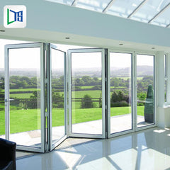 living room aluminium sliding bifold doors decorative interior double bifold doors on China WDMA